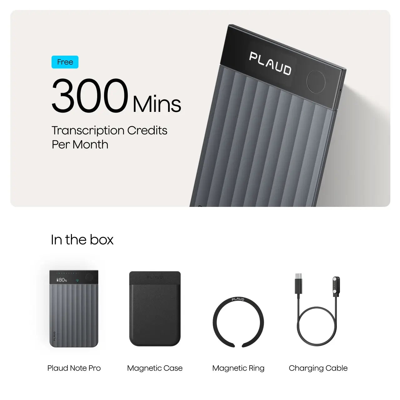 Диктофон Plaud Note Pro Silver