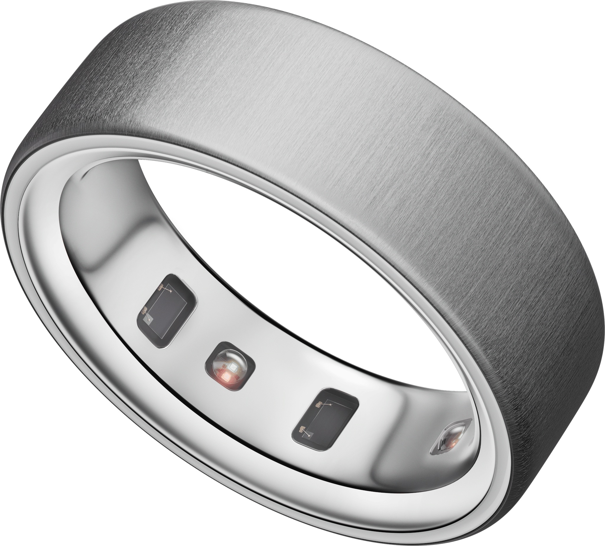 Умное кольцо Oura Ring 4 Матовое серебро (Brushed Silver) 6 US