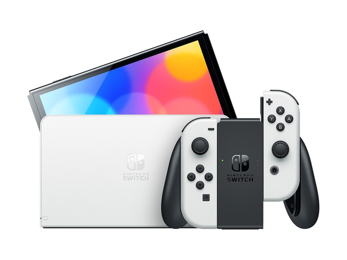 Игровая консоль Nintendo Switch OLED 64Gb White