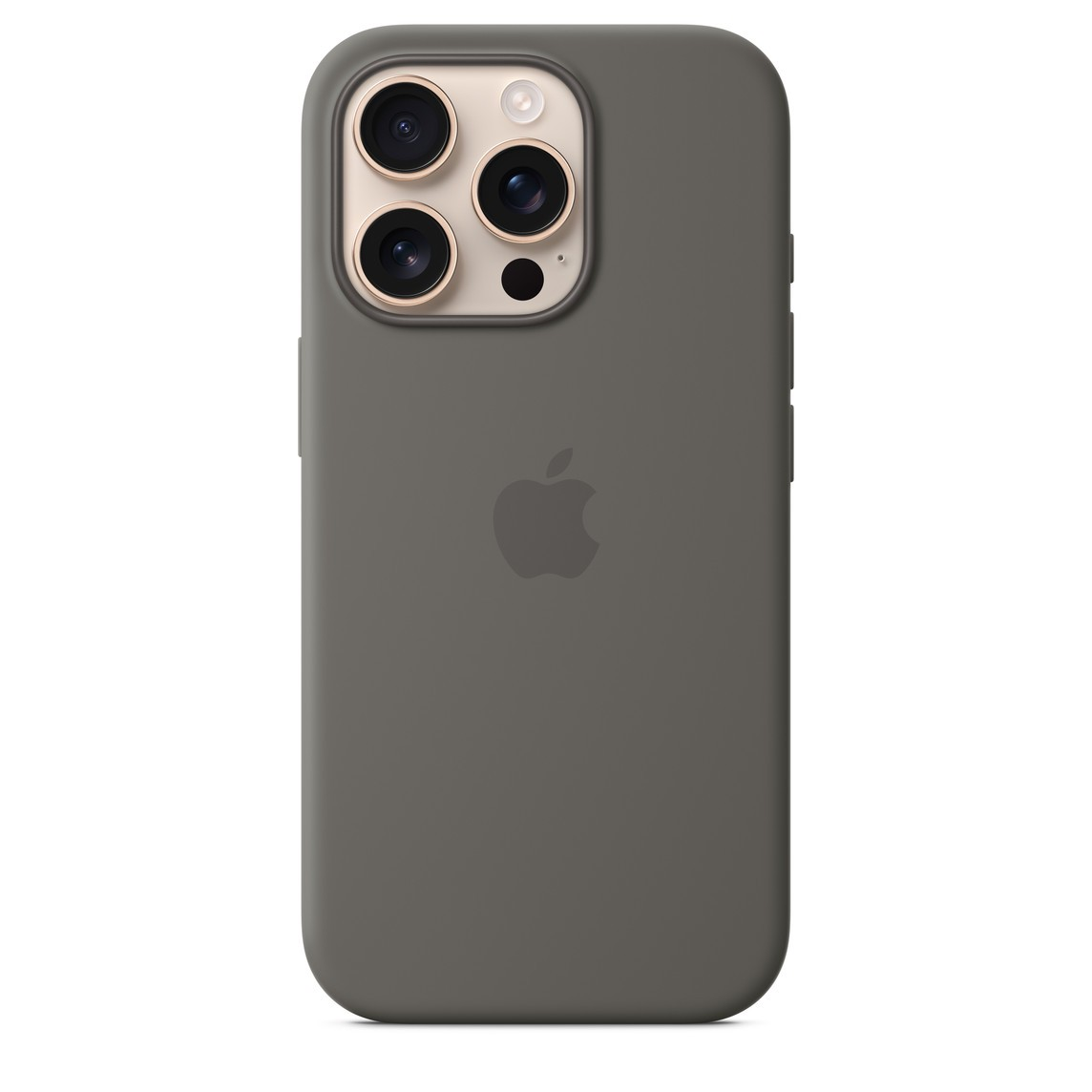 Чехол Silicone Case with MagSafe для iPhone 16 Pro Stone Gray