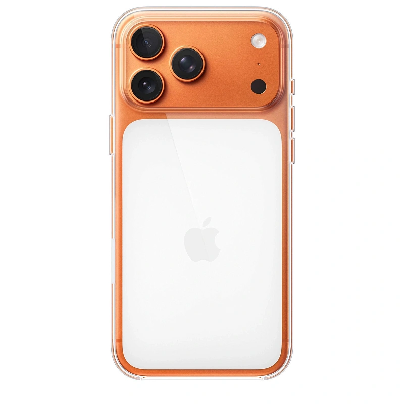 Силиконовый чехол iPhone 17 Pro Max Clear