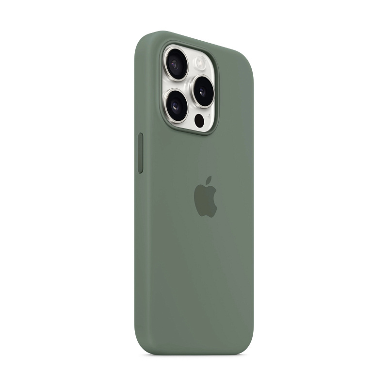 Чехол Silicone Case с MagSafe для iPhone 15 Pro Cypress
