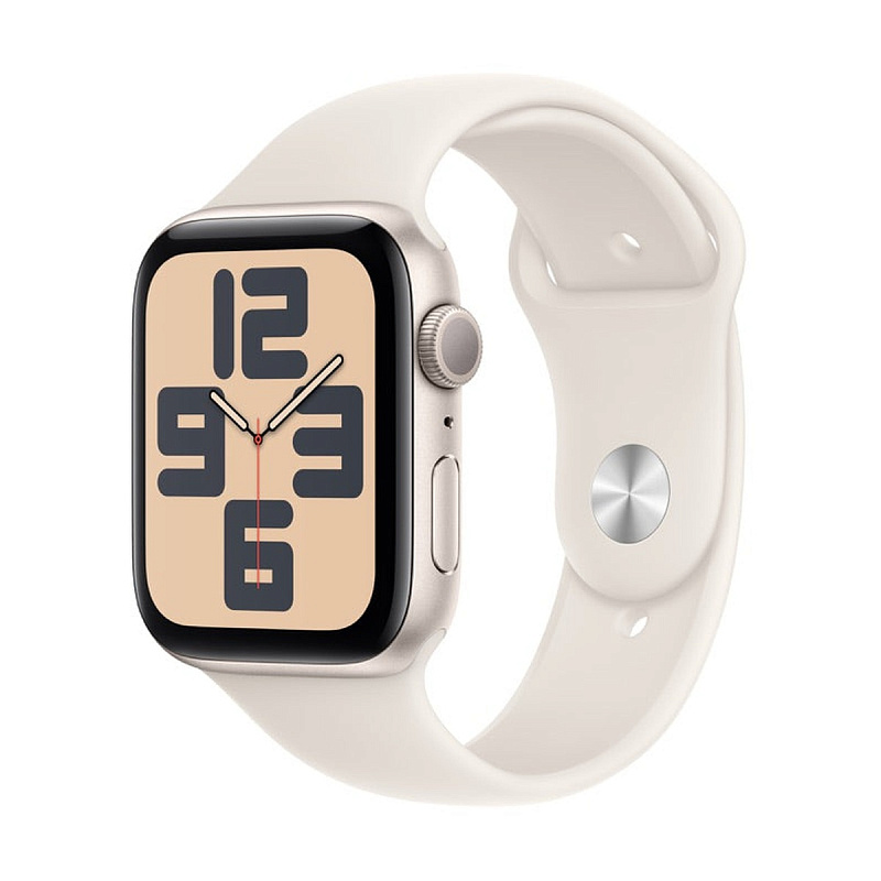 Умные часы Apple Watch SE Gen 2, 44 мм Aluminium Case GPS, Starlight Sport Band, M/L