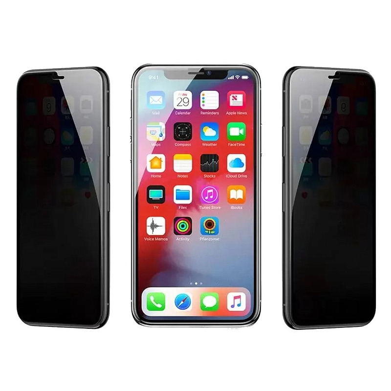 Защитное стекло глянцевое Remax антишпион для Apple iPhone 14 Pro (лев)