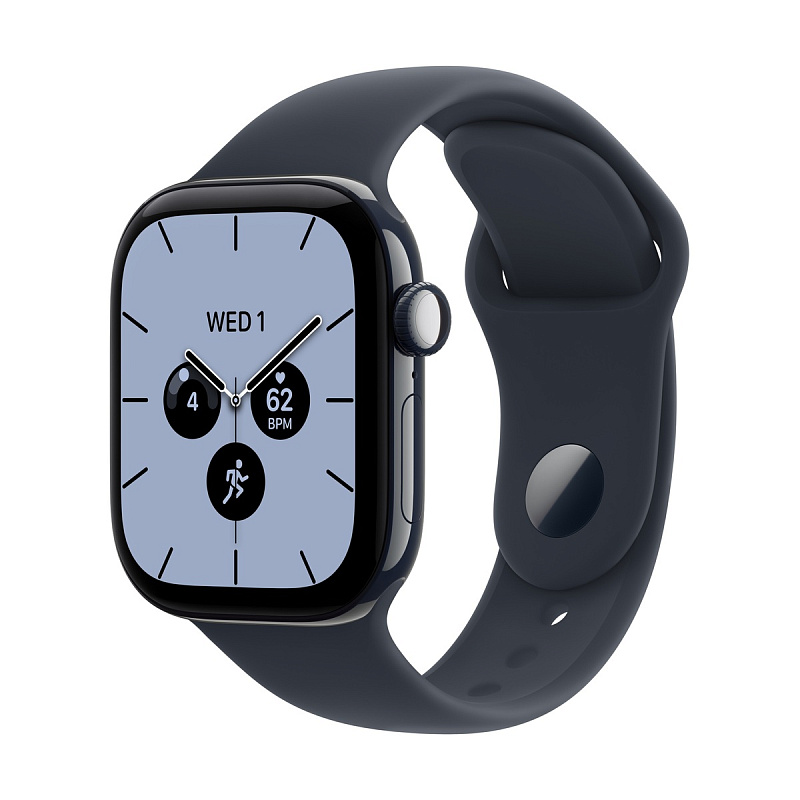Смарт-часы Apple Watch Series 12 GPS + Cellular 42mm Night Blue Ceramic, Navy Blue Sport Band, размер S/M