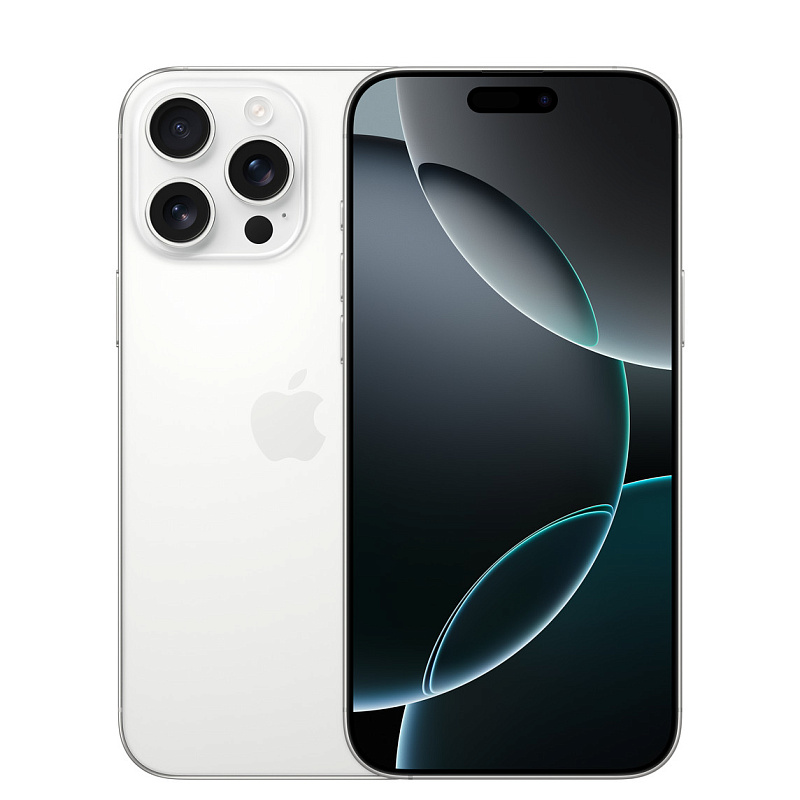 Смартфон Apple iPhone 16 Pro Max 512Gb SIM+eSIM White Titanium (Белый) Global