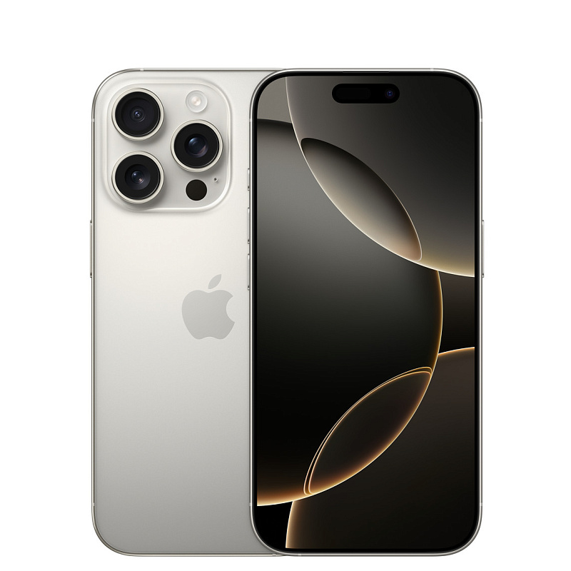 Смартфон Apple iPhone 16 Pro 128Gb eSIM Natural Titanium (Серебристый) Global