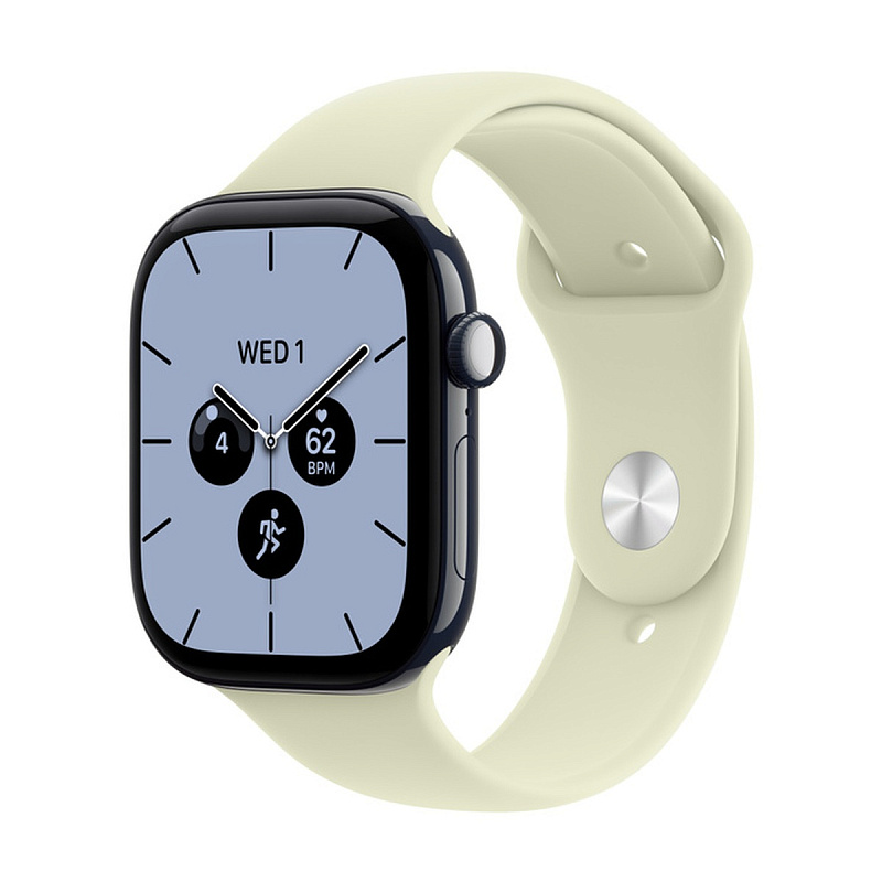 Смарт-часы Apple Watch Series 12 GPS + Cellular 46mm Night Blue Ceramic, Pale Succulent Sport Band, размер M/L