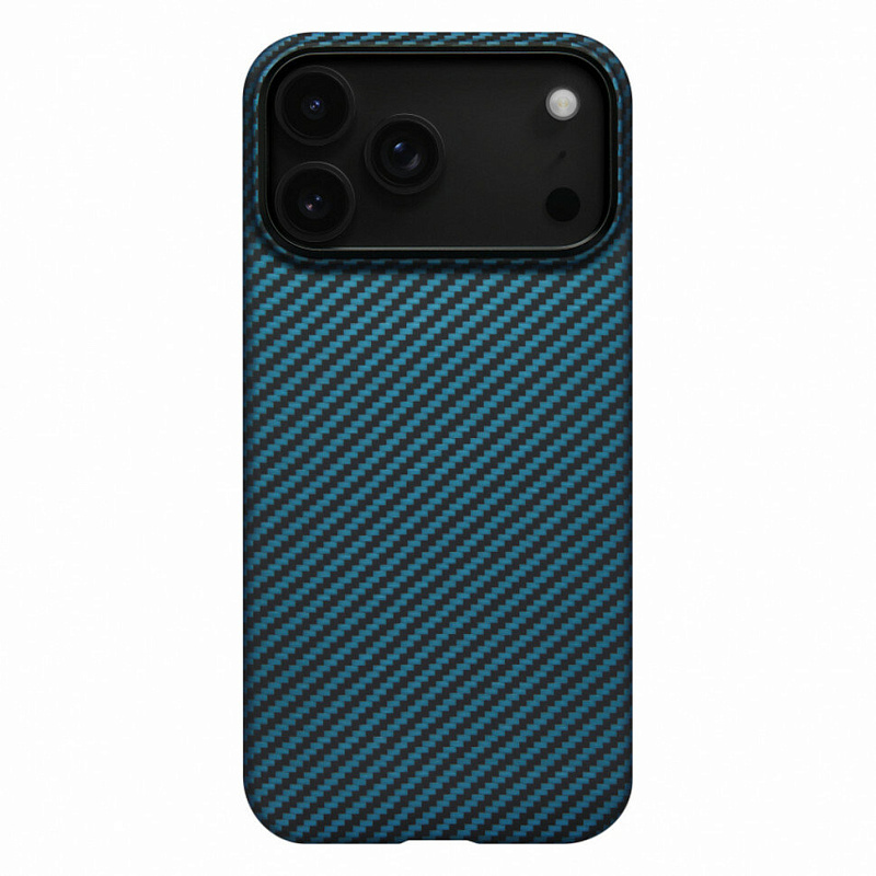 Чехол Pitaka Ultra-Slim Case iPhone 17 Pro Сине-голубой
