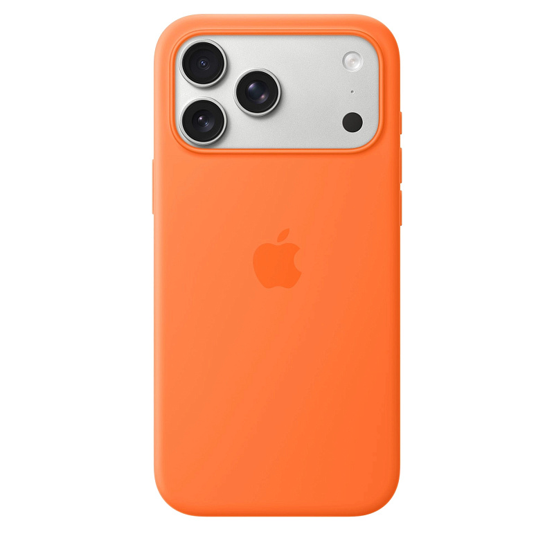 Чехол Silicone Case с MagSafe iPhone 15 Pro Orange