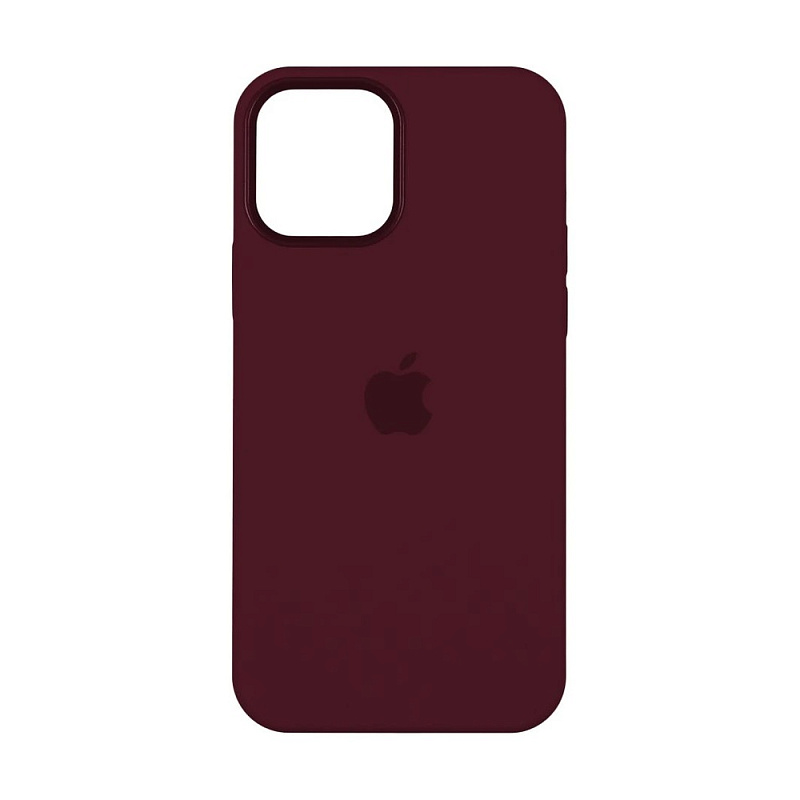 Силиконовый чехол для iPhone 15 Pro Бордовый