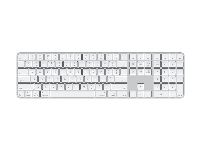 Клавиатура Apple Magic Keyboard 2 с Touch ID и Numeric Keypad White USB‑C