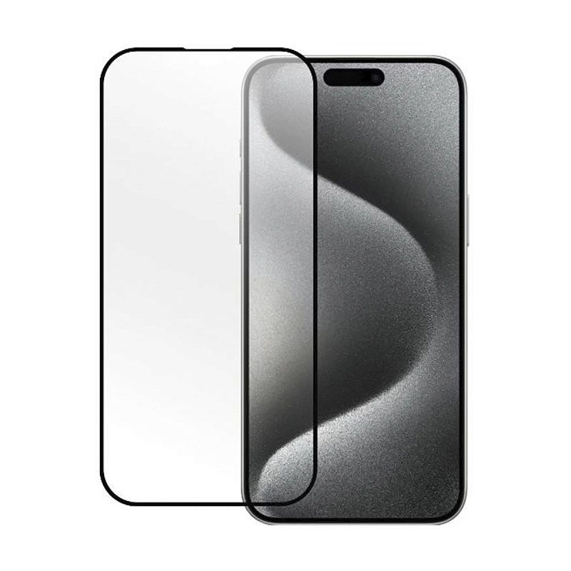 Защитное стекло Gurdini для iPhone 15 Pro Max Matte Black