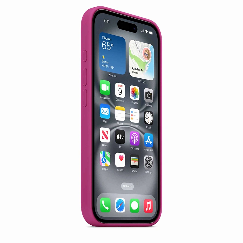 Чехол Silicone Case с MagSafe для iPhone 16 Plus Diffuse