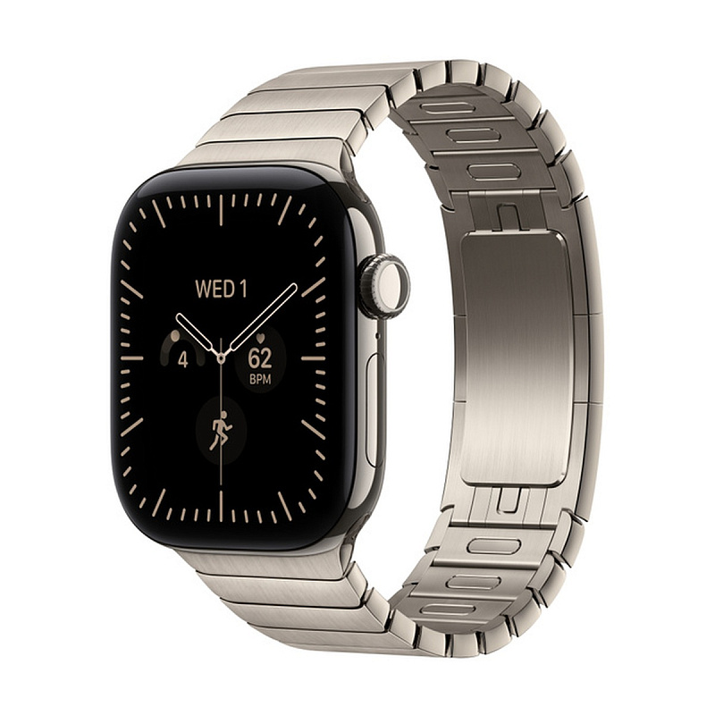 Смарт-часы Apple Watch Series 12 GPS + Cellular 42mm Natural Titanium, Natural Link Bracelet