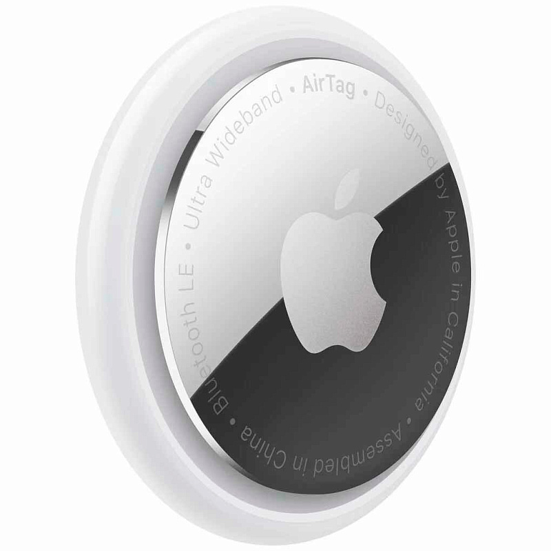 Трекер Apple AirTag белый/серебристый 1 шт