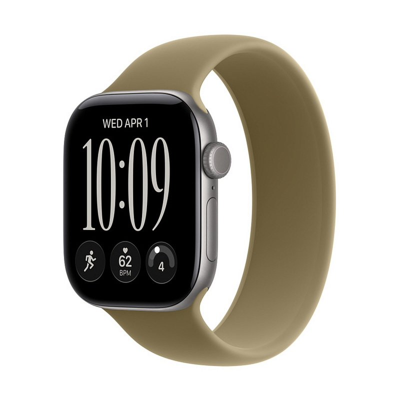 Смарт-часы Apple Watch Series 12 GPS 42mm Space Gray Aluminium, Olive Solo Loop