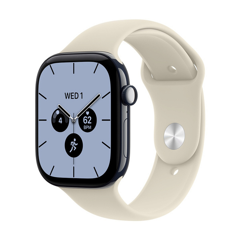 Смарт-часы Apple Watch Series 12 GPS + Cellular 46mm Night Blue Ceramic, Sand Sport Band, размер M/L