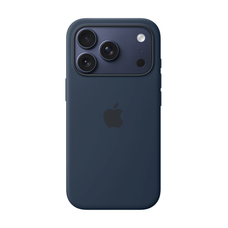 Силиконовый чехол для Apple iPhone 17 Pro с MagSafe Midnight (Original)
