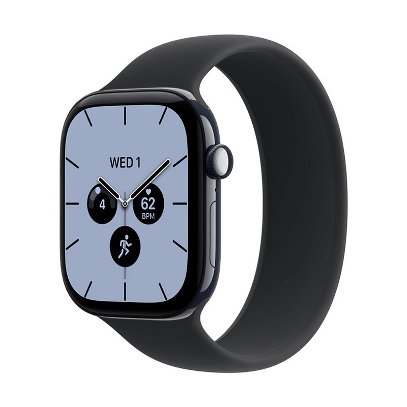 Смарт-часы Apple Watch Series 12 GPS + Cellular 46mm Night Blue Ceramic, Black Solo Loop