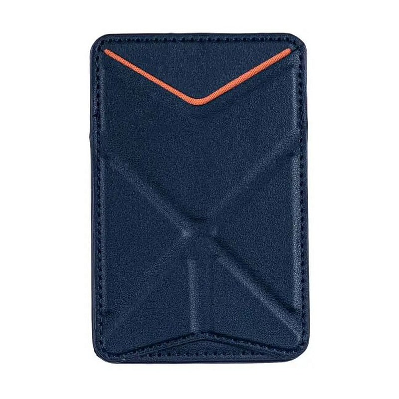 Картхолдер для iPhone Leather Wallet с MagSafe Темно-синий