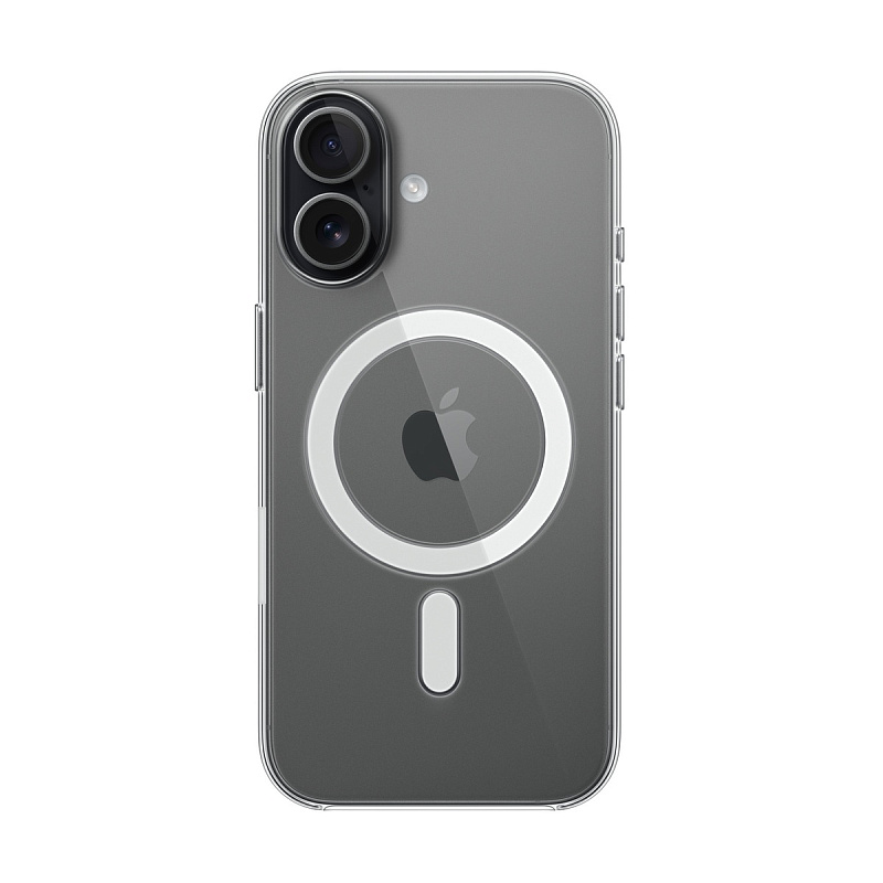 Силиконовый чехол для Apple iPhone 17 с MagSafe Clear (Original)