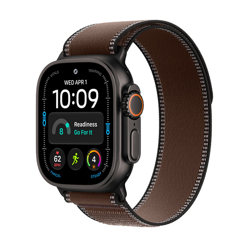 Смарт-часы Apple Watch Ultra 4 GPS + Cellular 49mm Black Titanium, Dark Umber Trail Loop, размер M/L