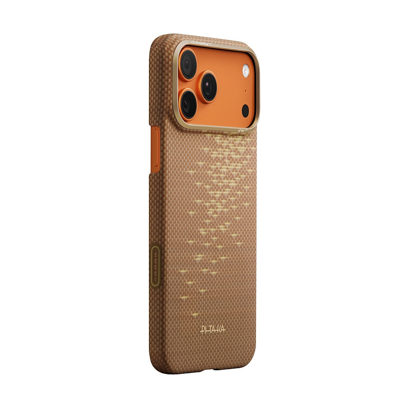 Чехол Pitaka Ultra-Slim Case для iPhone 17 Pro Коричневый