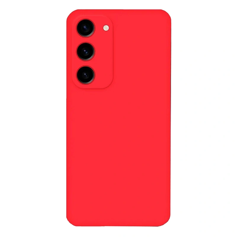 Чехол накладка Silicone Cover Samsung Galaxy S24 Red