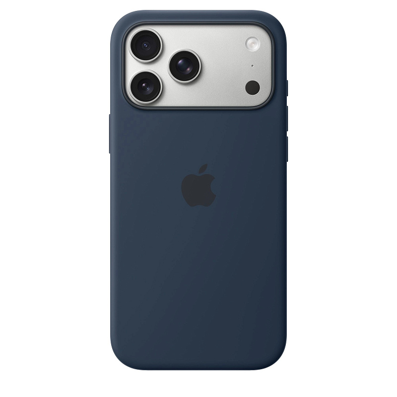Силиконовый чехол iPhone 17 Pro Max Midnight