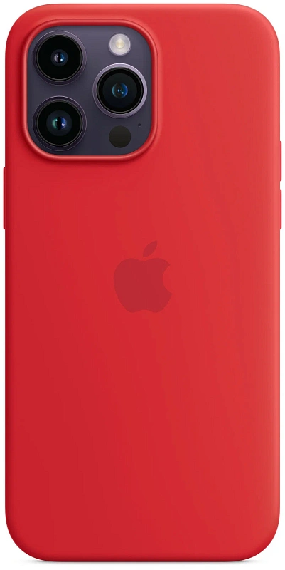 Силиконовый чехол для iPhone 14 Pro Max Red MagSafe
