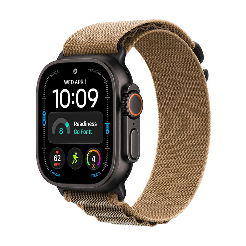 Смарт-часы Apple Watch Ultra 4 GPS + Cellular 49mm Black Titanium, Desert Alpine Loop, размер Medium