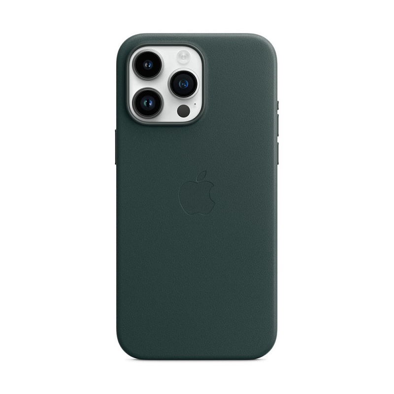 Leather Case iPhone 15 Pro Forest Green