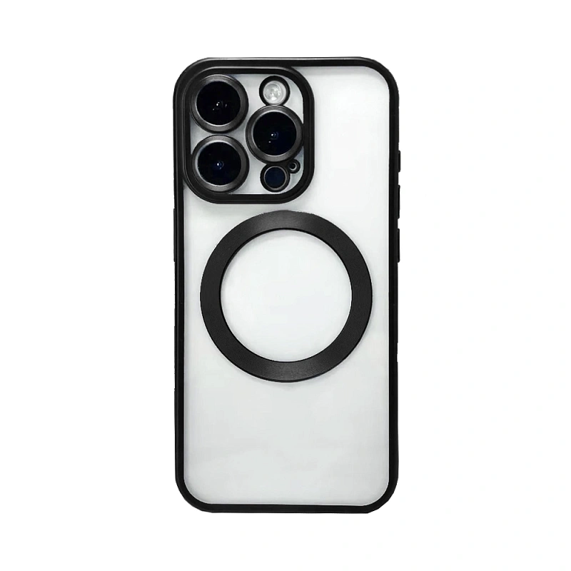 Чехол Kvi-ni ( MagSafe) iPhone 15 Pro Max Черный
