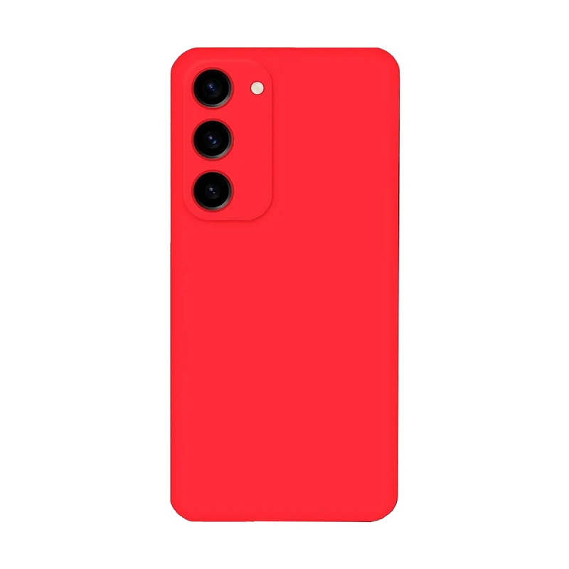 Чехол накладка Silicone Cover Samsung Galaxy S24 Red