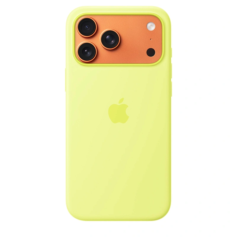 Силиконовый чехол для Apple iPhone 17 Pro с MagSafe Neon