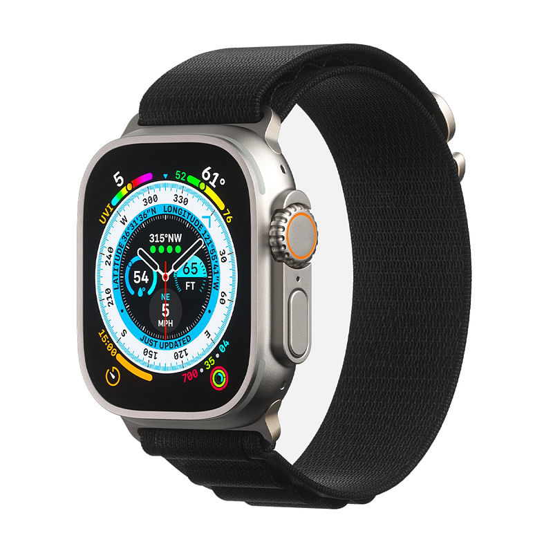 Ремешок Aipine Loop для Apple Watch 42/44/45/49 mm Black