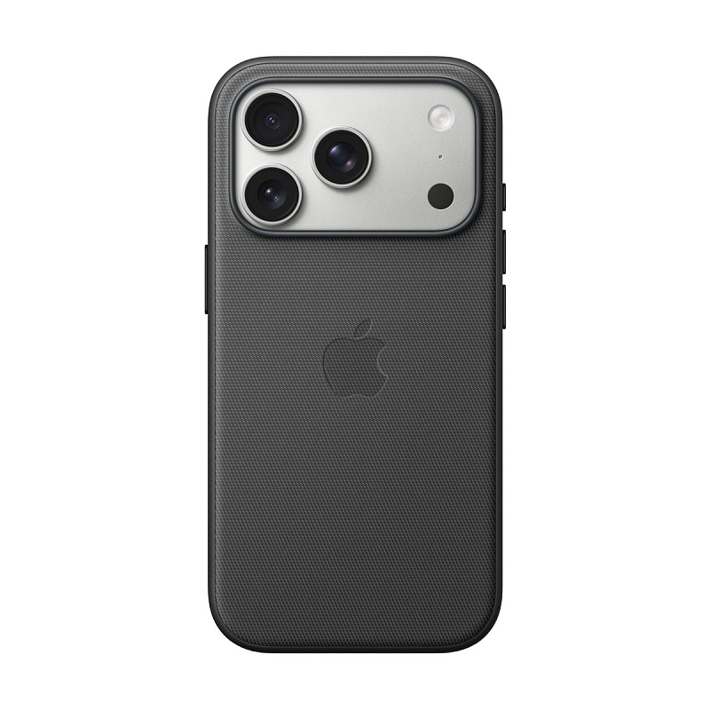 Тканевый чехол для Apple iPhone 17 Pro TechWoven Black (Original)