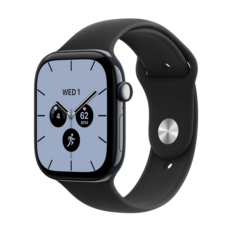Смарт-часы Apple Watch Series 12 GPS + Cellular 46mm Night Blue Ceramic, Black Sport Band, размер M/L
