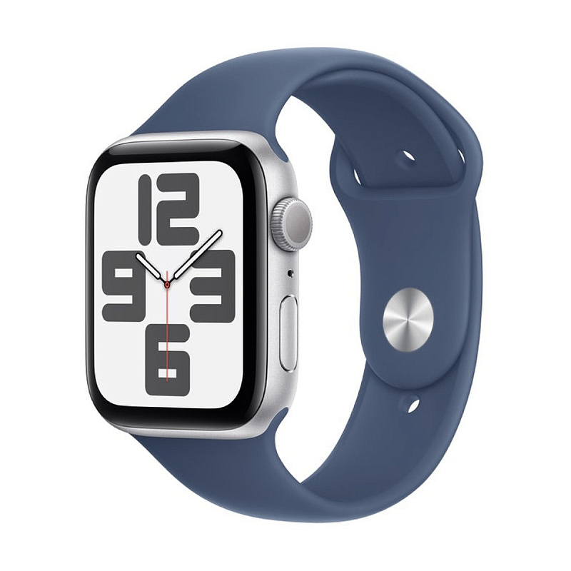 Умные часы Apple Watch SE 2 (2024) 44mm Silver Aluminium Case with Denim Sport Band M/L