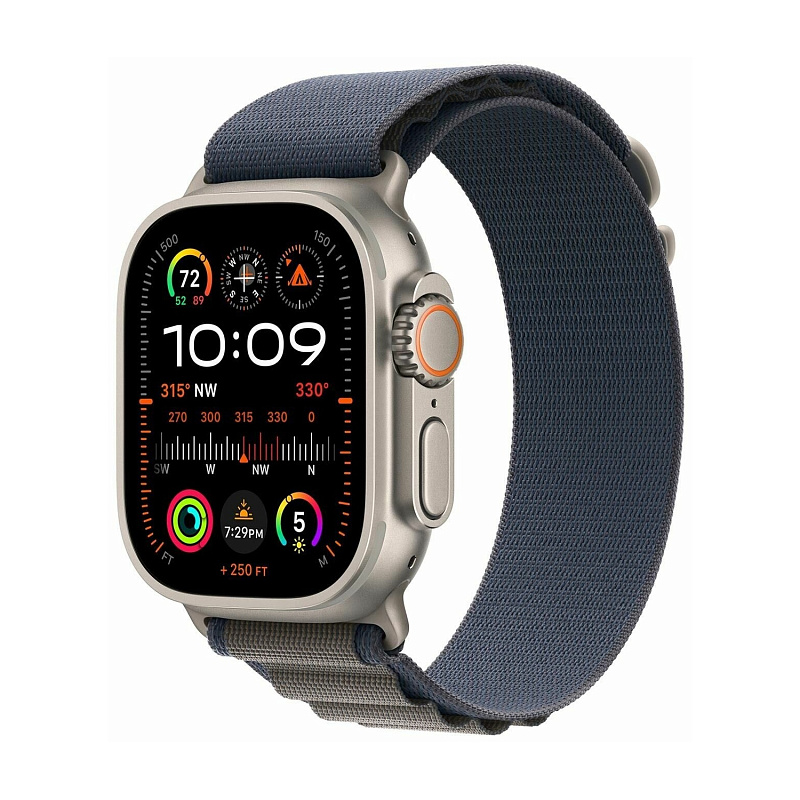 Ремешок для Apple Watch 49mm Alpine Loop Blue M