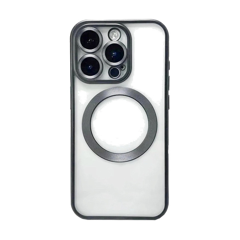 Чехол Mosbros MagSafe для iPhone 17 Pro Max серый