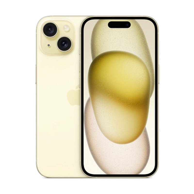 Смартфон Apple iPhone 15 128Gb SIM+eSIM Yellow (Желтый) Global