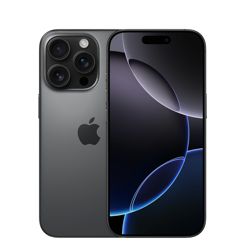Смартфон Apple iPhone 16 Pro 256Gb 2 SIM Black Titanium (Черный) Global