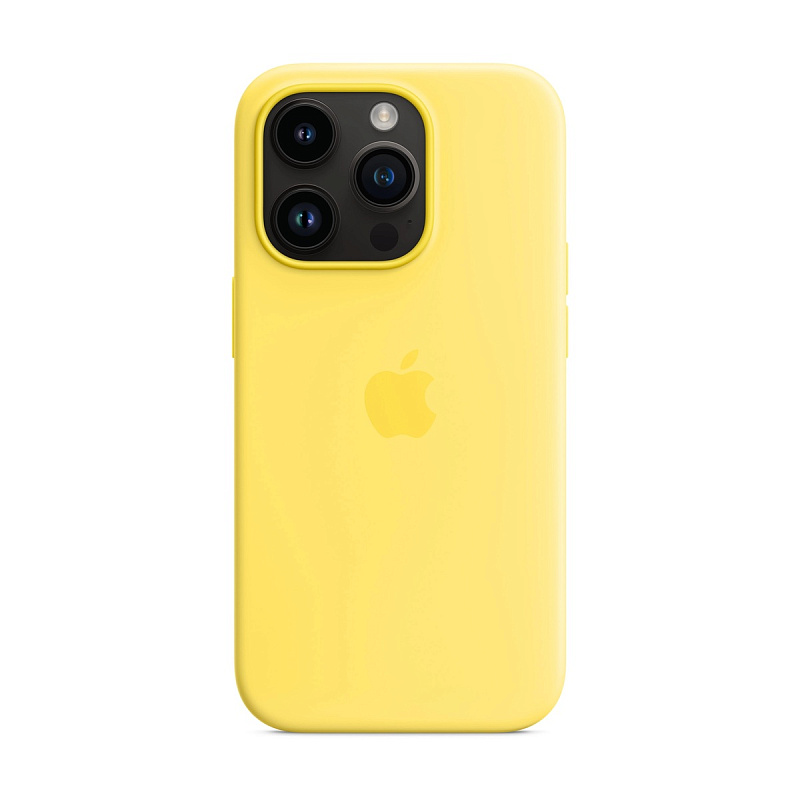 Силиконовый чехол для iPhone 14 Pro Max Canary Yellow MagSafe