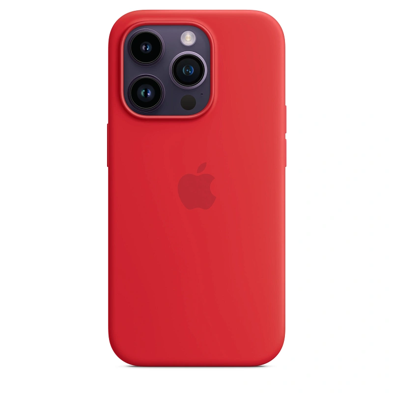 Силиконовый чехол Apple MagSafe для iPhone 14 Pro Red