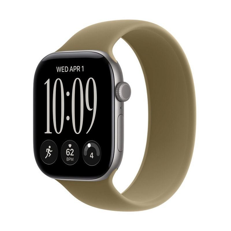 Смарт-часы Apple Watch Series 12 GPS 46mm Space Gray Aluminium, Olive Solo Loop