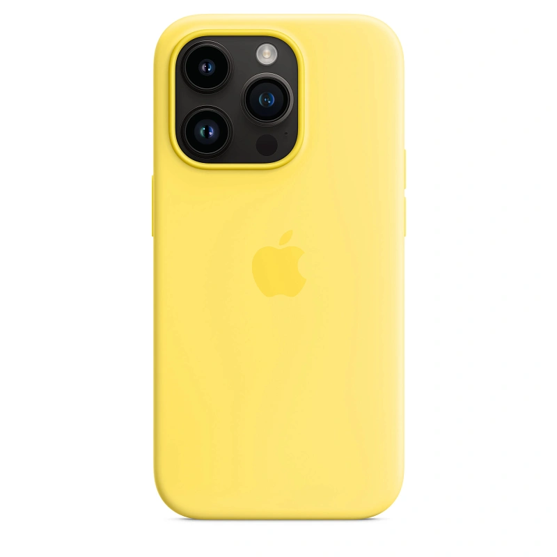 Силиконовый чехол для iPhone 14 Pro Max Canary Yellow