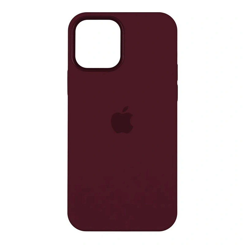Силиконовый чехол для iPhone 15 Pro Бордовый