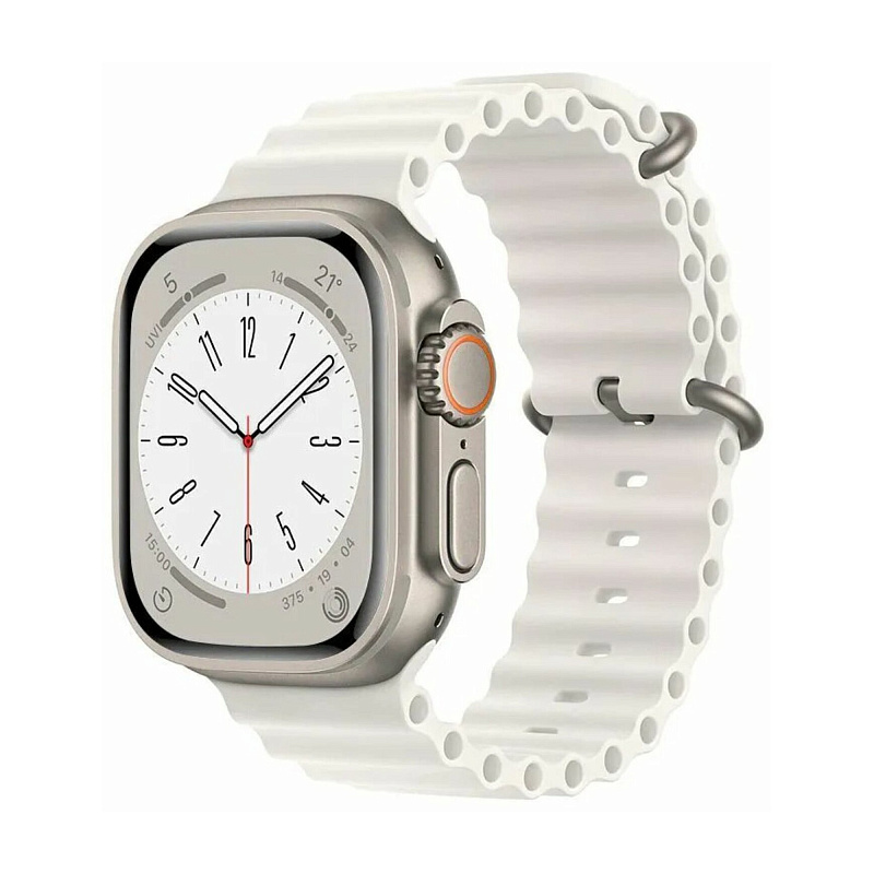 Ремешок Ocean Band для Apple Watch 42/44/45/49 mm White